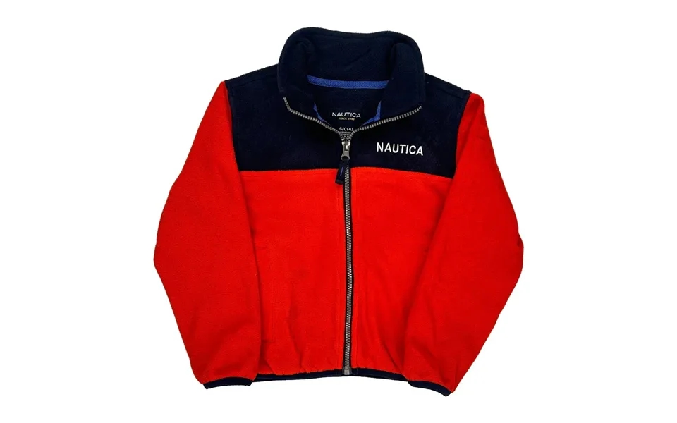 Age 4 Nautica Fleece Jacket - Small Red Polyester