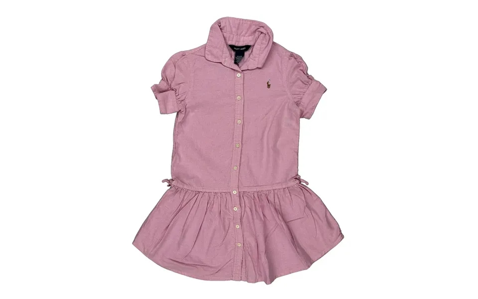 Age 8 Ralph Lauren Dress - Medium Pink Cotton
