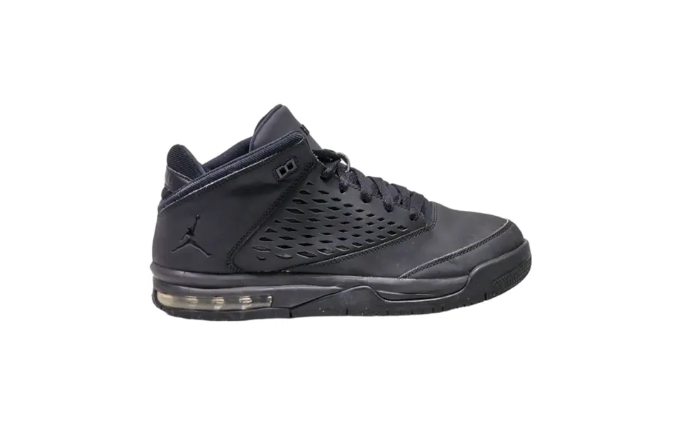 Air Jordan Sneaker Trainers Black Leather Boys Uk 6