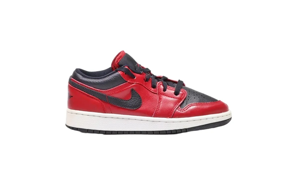 Air Jordan Sneaker Trainers Red Leather Boys Uk 4.5