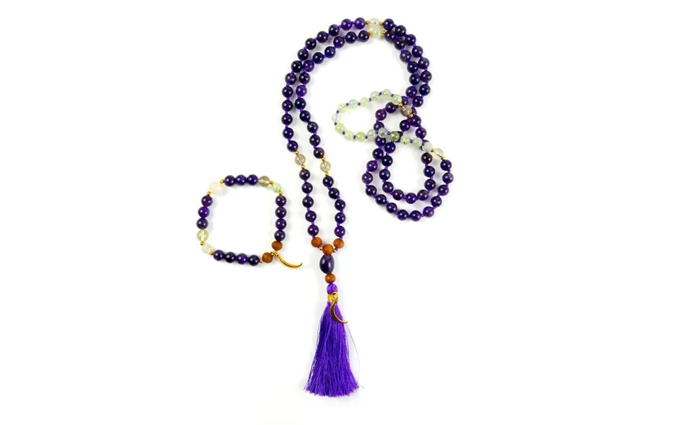 Amethyst Mala Set