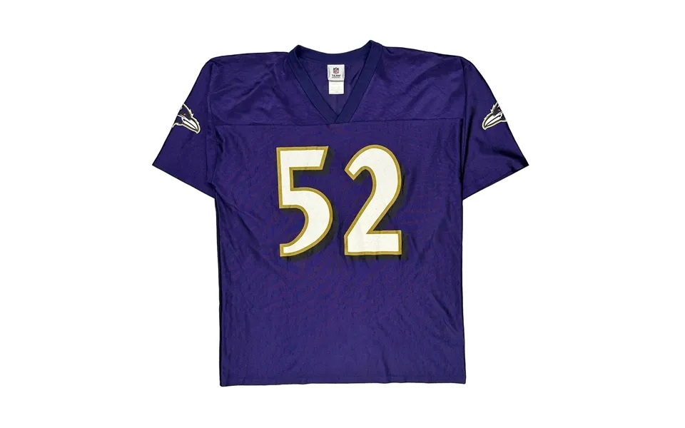 Baltimore Ravens N.f.l. Team Apparel Jersey - Large Purple Polyester