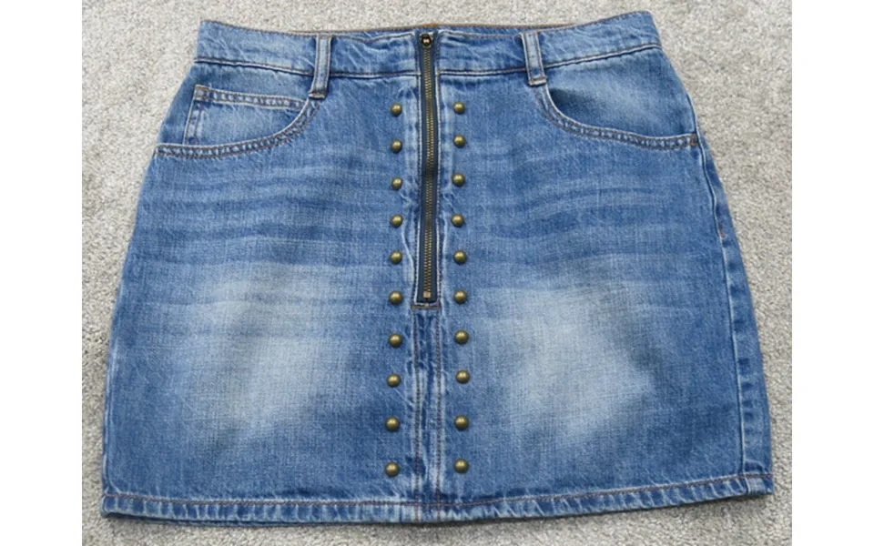 Bcb Generation Womens Stretch Straight Studded Skorts High Rise Blue Size 26