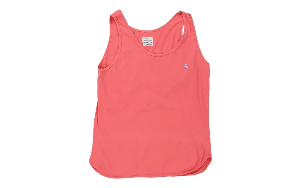 Benetton Vest - Medium Red Cotton