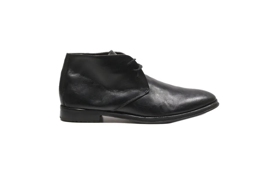 Besson Lace-up Boots Black Leather Mens Uk 11