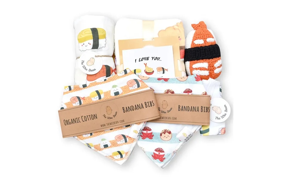 Big Welcome Home Baby Gift Set - Sushi Collection Size 12-18m