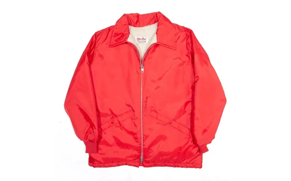 Birdie Congers Ladies Fire Aux Red 90s Nylon Jacket Womens M