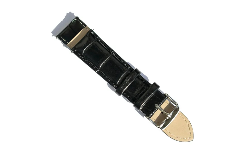 Black Crocodile Straps