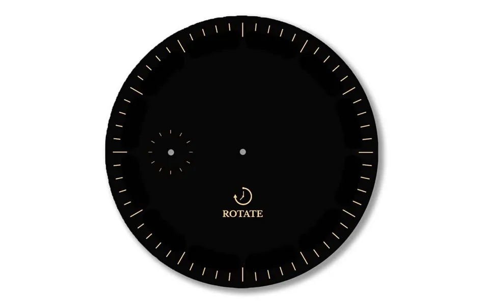 Black & Gold Minimalist Dial