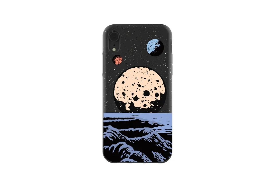 Black Retro Moon Iphone Xr Case