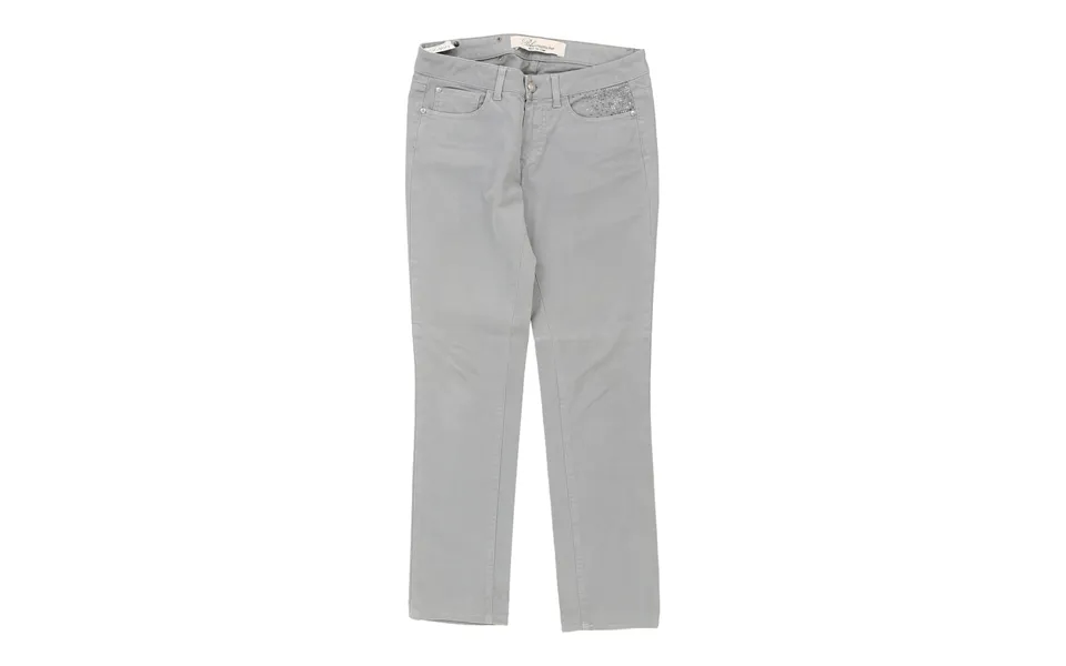 Blumarine Jeans - 30w Uk 8 Grey Cotton