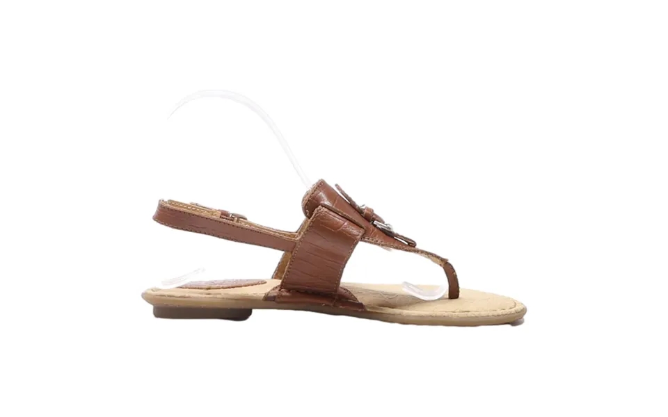 Boc Flip Flop Sandals Brown Leather Womens Uk 6