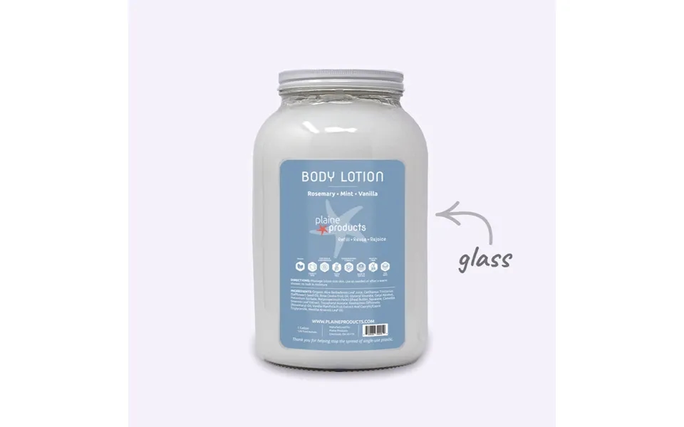 Body Lotion Scent Rosemary Mint Vanilla Size 1 Gal Pump No Pump Refill