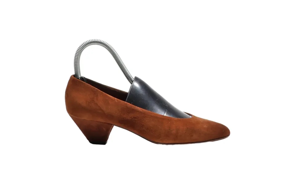 Bon Genie Grieder Court Heels Brown Leather Womens Uk 3.5