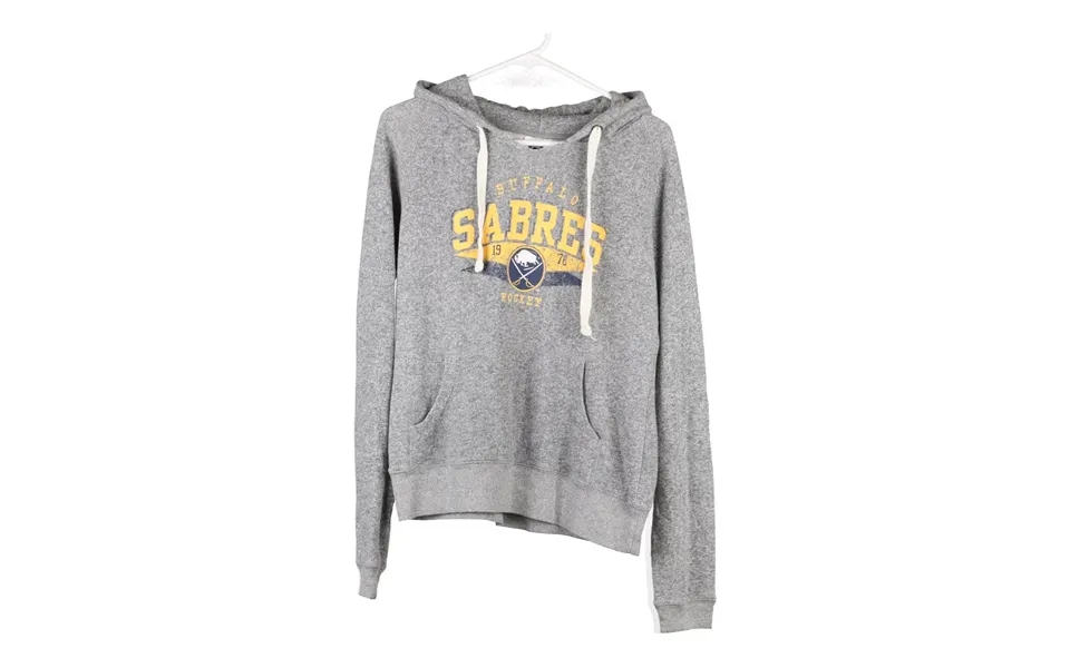 Buffalo Sabres Nhl Hoodie - Large Grey Cotton