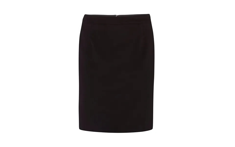 Bulb Cotton Velvet Short Skirt Colour Black Size L