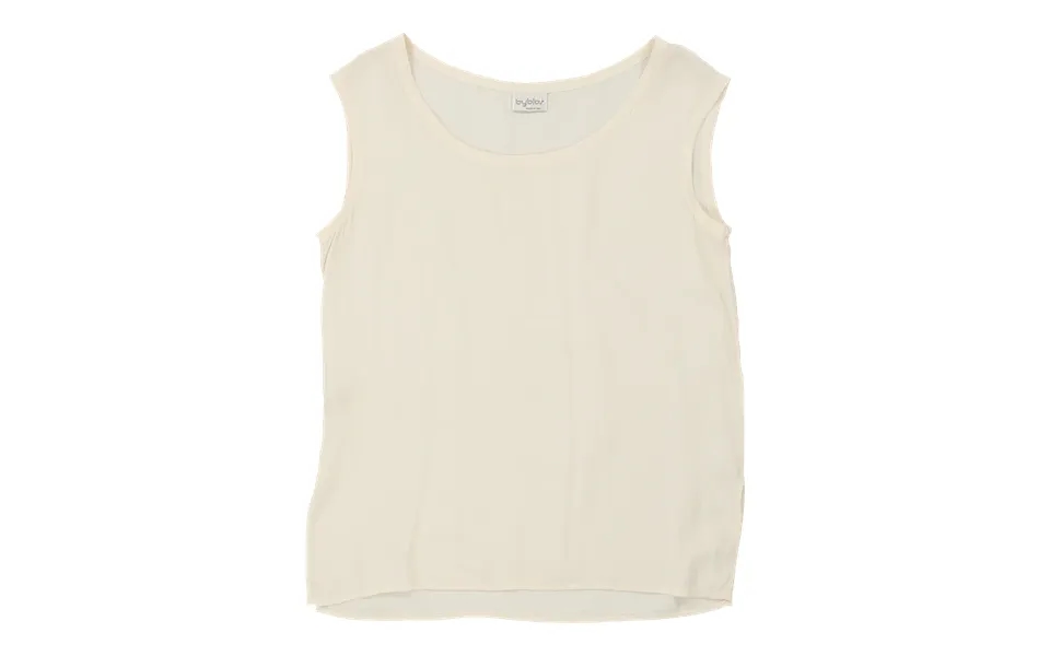 Byblos Vest - Large Cream Silk