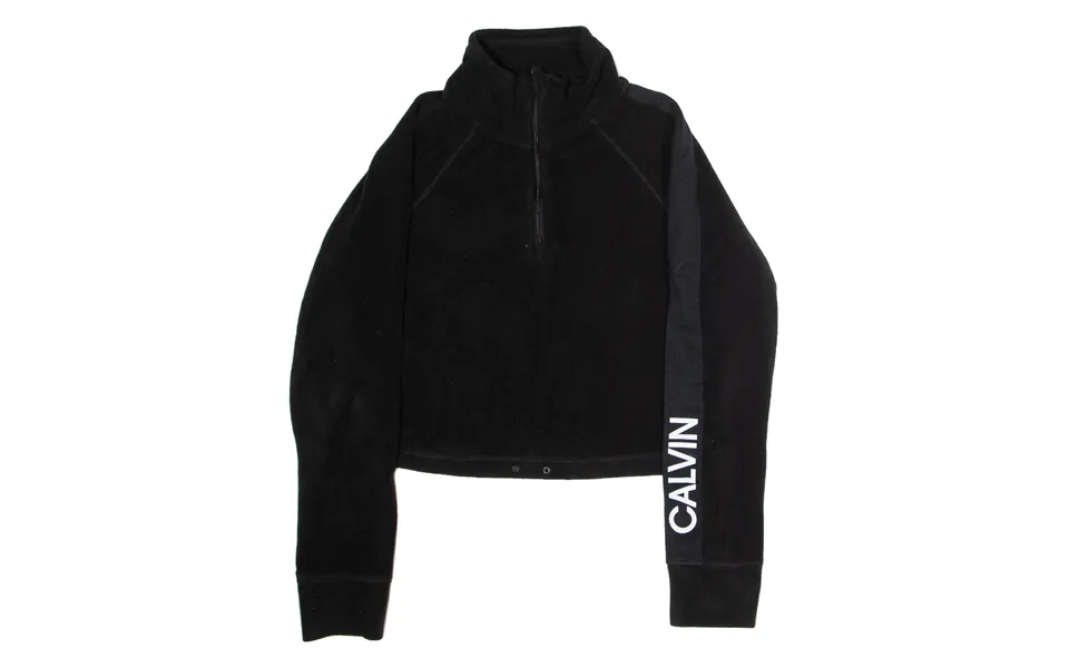 Calvin Klein Performance Womens Fleece Black 1 4 Zip L
