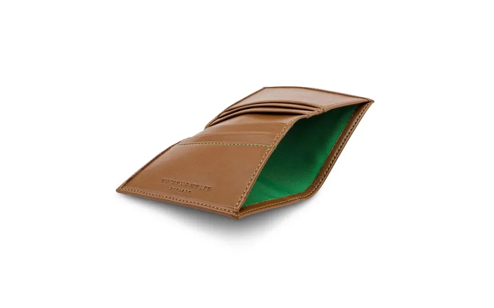 Card Wallet With Notes Pocket In Tan