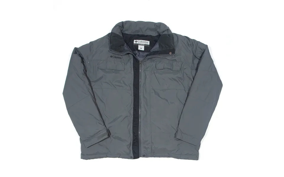 Carlo Colucci Insulated Rain Jacket Grey Nylon Mens Xl