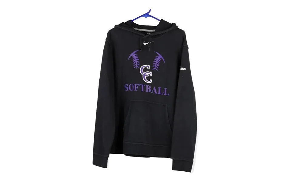Cc Softball Nike Hoodie - Medium Black Cotton Blend
