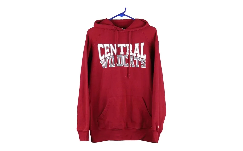 Central Wildcats Badger Sport Hoodie - Small Burgundy Cotton Blend