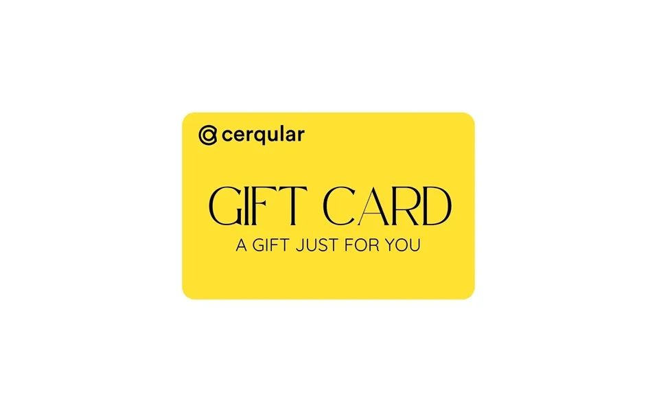Cerqular Gift Card - Yellow Denominations 200.00