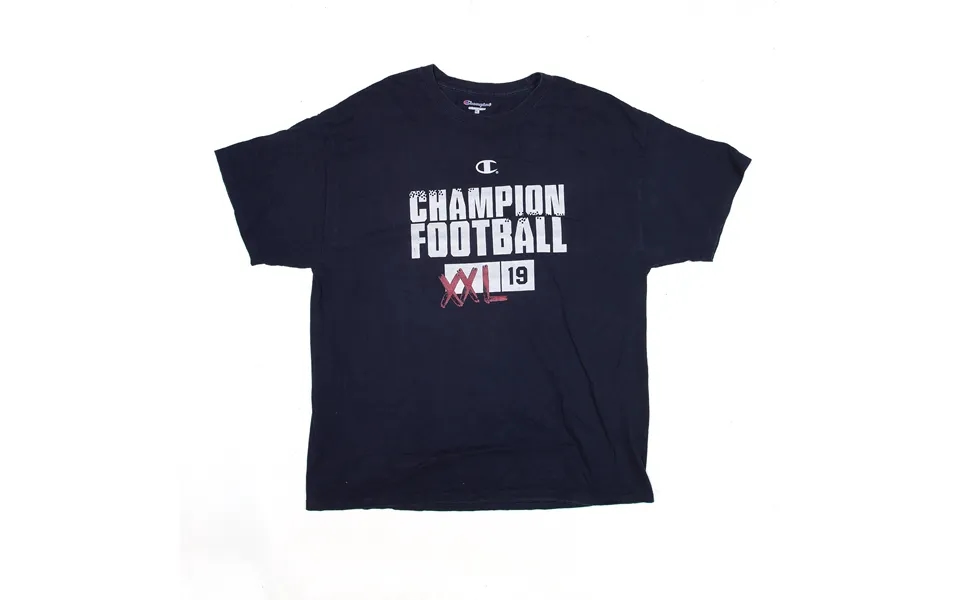 Champion Football Sports T-shirt Blue Usa Short Sleeve Mens Xl