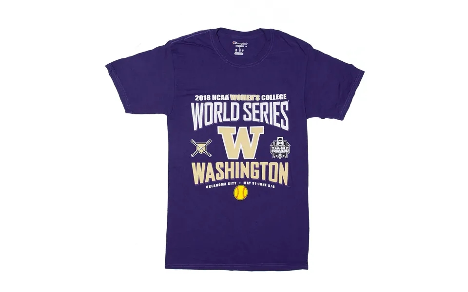 Champion Ncaa Washington Oklahoma City T-shirt Purple Usa Womens S