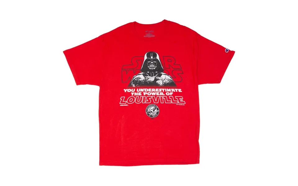 Champion Star Wars Louisville Bats Baseball Usa T-shirt Red Short Sleeve Mens L