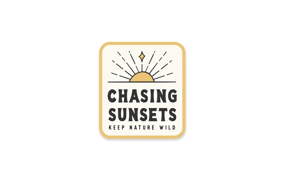 Chasing Sunsets Sticker