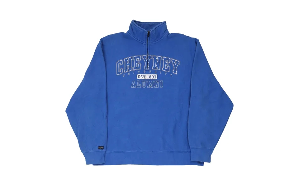 Cheyney Jansport College 1 4 Zip - Xl Blue Cotton Blend Size X-large