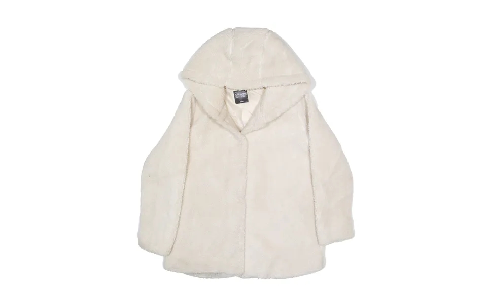 Chicoree Teddy Fleece Coat White Womens S