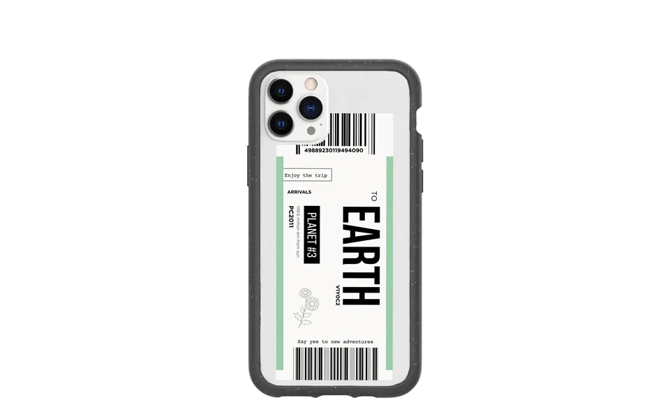 Clear Earthbound Iphone 11 Pro Case With Black Ridge