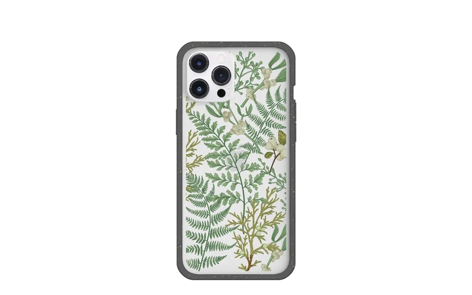 Clear Herbarium Iphone 12 Pro Max Case With Black Ridge