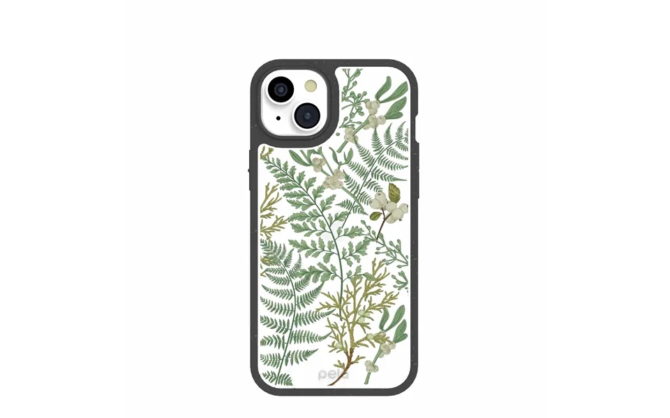 Clear Herbarium Iphone 15 Plus Case With Black Ridge