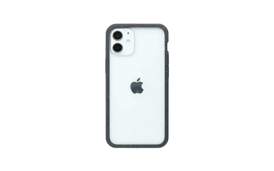 Clear Iphone 12 Mini Case With Black Ridge