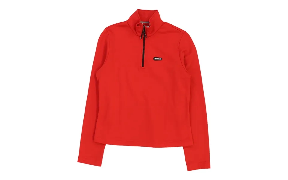 Colmar 1 4 Zip - Medium Red Polyester Blend