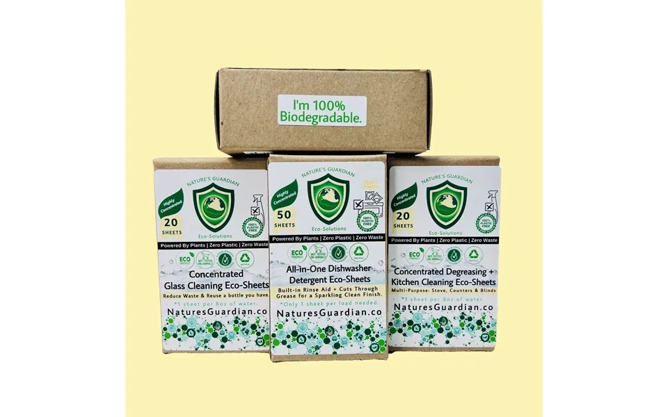 Concentrated Cleaning Eco-sheets Multi-purpose - 4 Varieties To Choose From Style Degreasing Kitchen Cleaning Eco-sheets