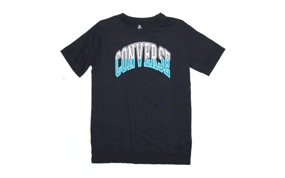 Converse Black Usa Short Sleeve T-shirt Boys Xl