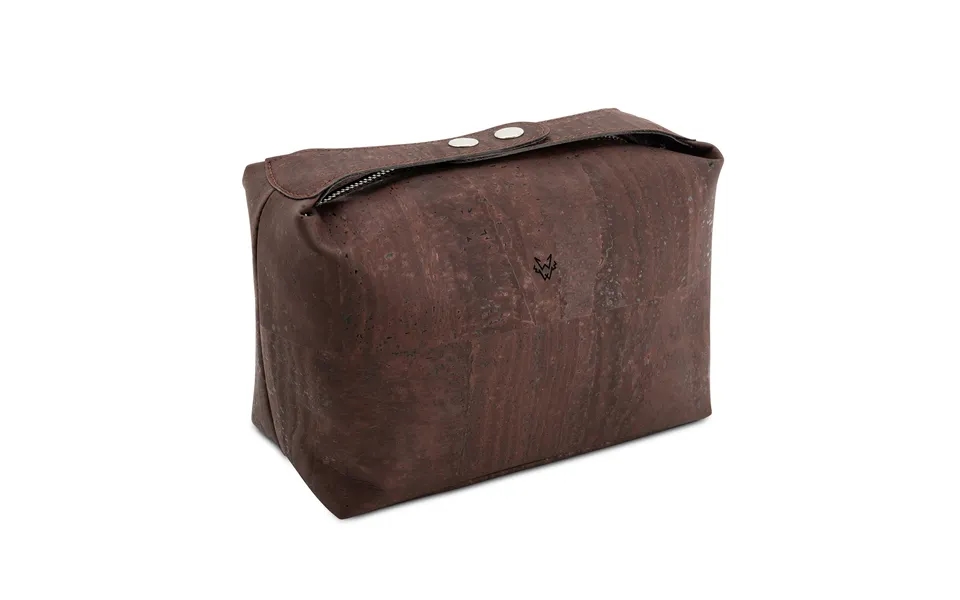 Cork Washbag In Brown