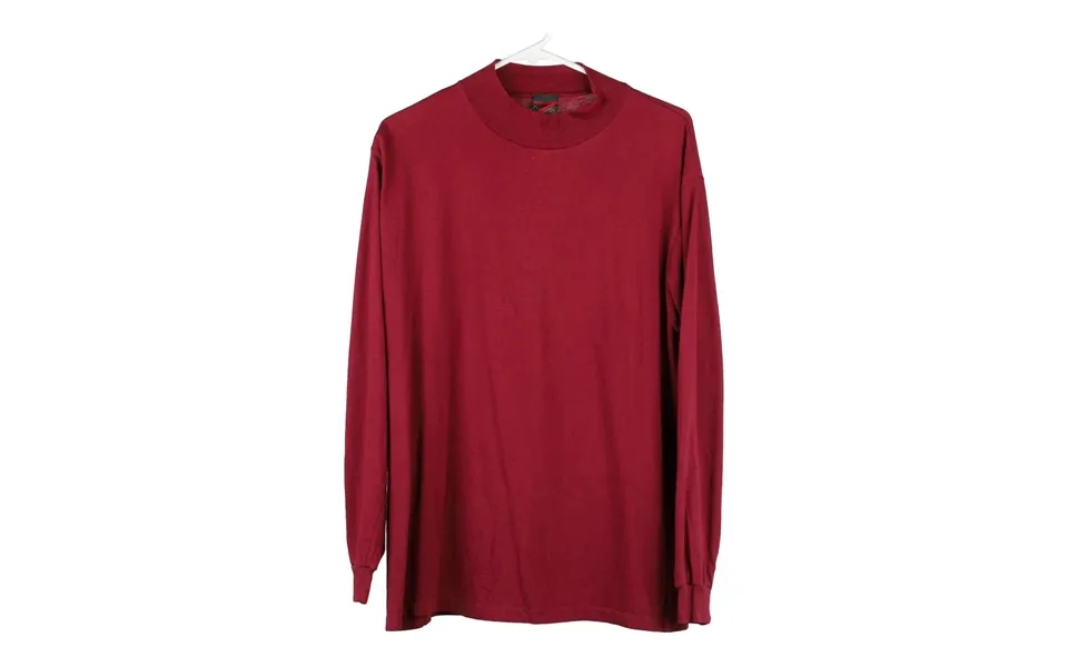Cross Creek Long Sleeve T-shirt - Large Red Cotton