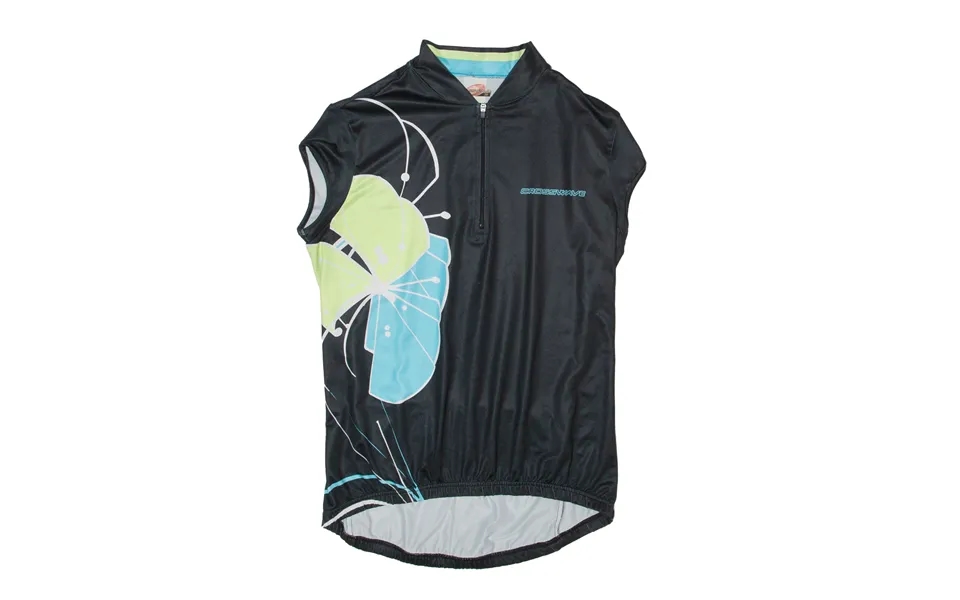 Crosswave Cycling Womens Jersey Black Sleeveless 1 4 Zip M