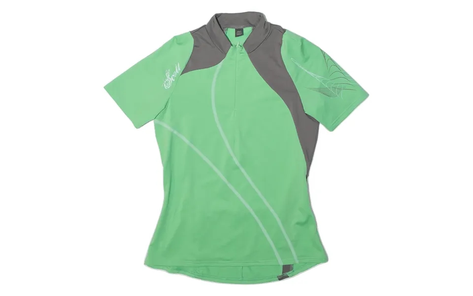 Cycling Shirt Womens Jersey Green 1 4 Zip S