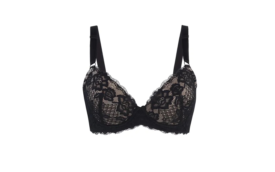 Debbie Lace Organic Cotton & Silk Plunge Bra Size 34g