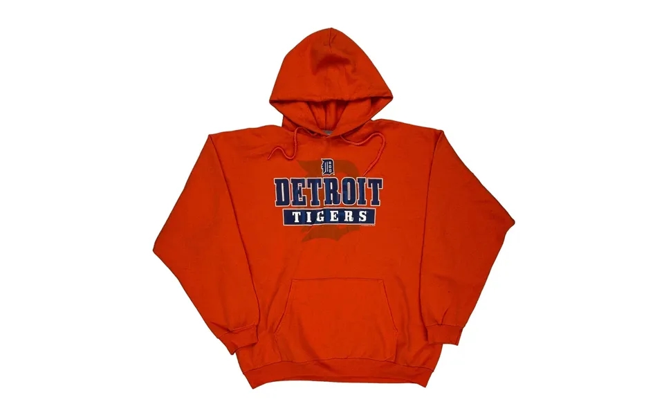 Detroit Tigers Mlb Hoodie - Xl Orange Cotton Blend