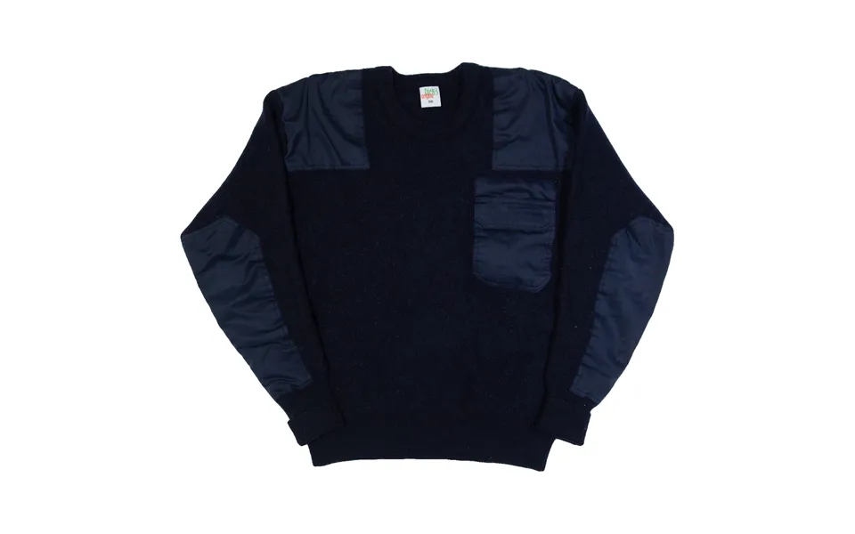 Dicks Original Military Mens Jumper Blue Tight Knit Wool L