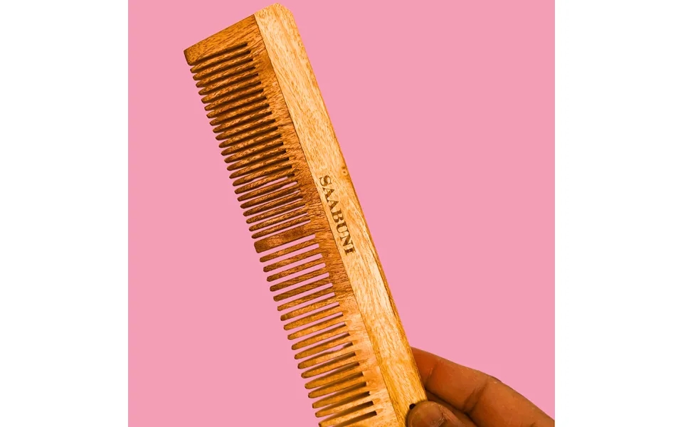 Dual-tooth Ayurvedic Neem Comb