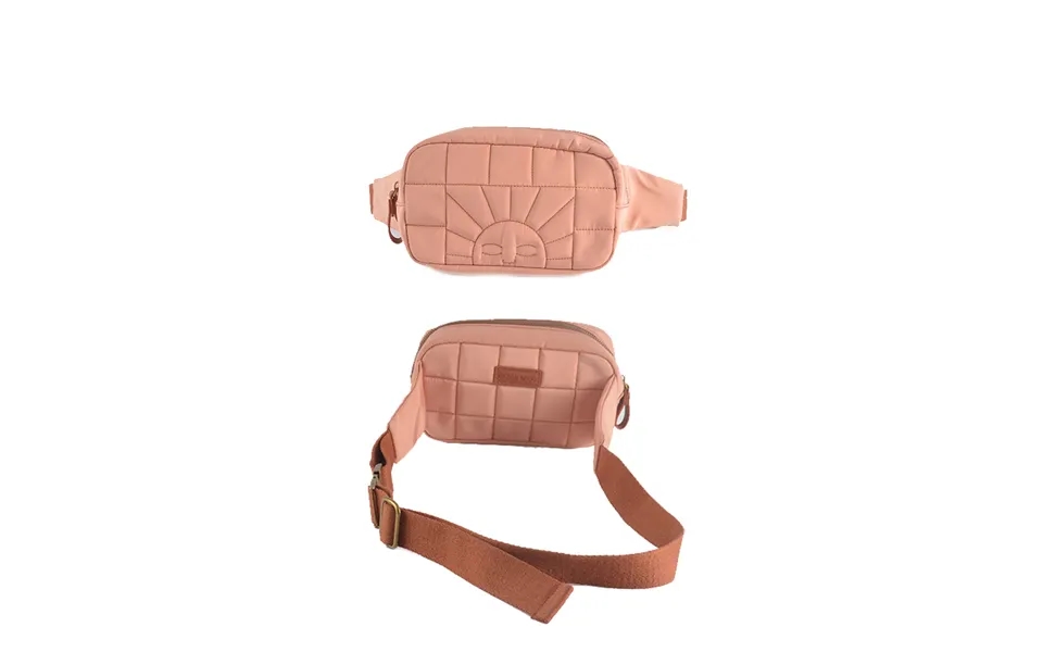 Eco-friendly Crossbody Waist Bag - Sunset Pink