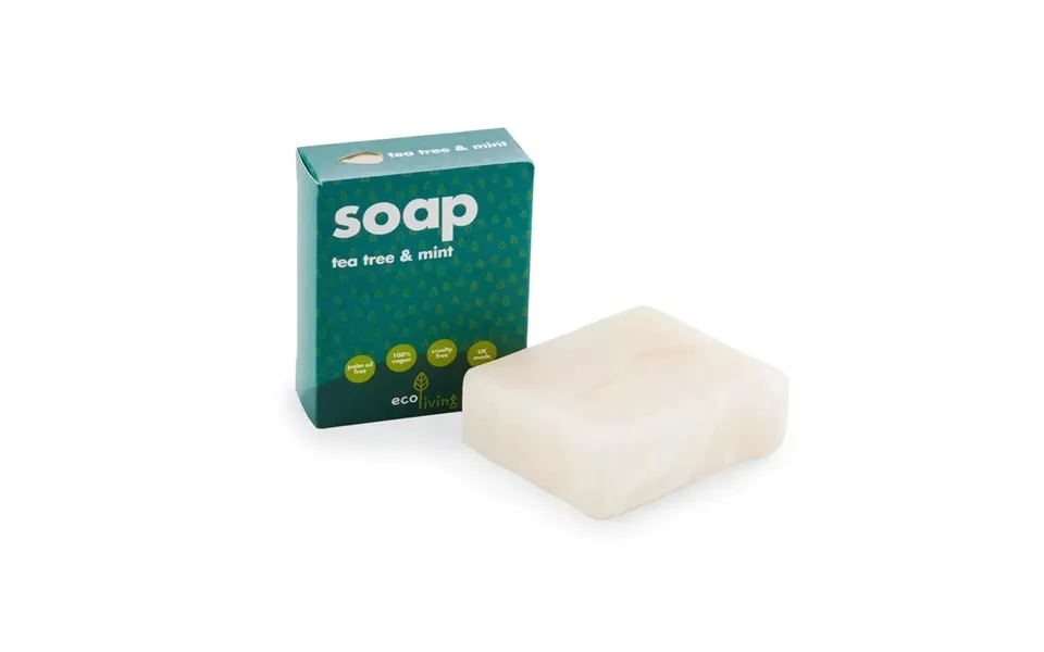 Ecoliving Handmade Soap Size 100g Scent Tea Tree And Mint